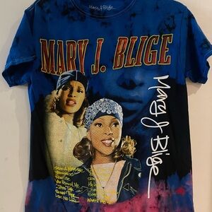 Mens Mary J BLIGE T-Shirt Tie Dye Multicolor Size small